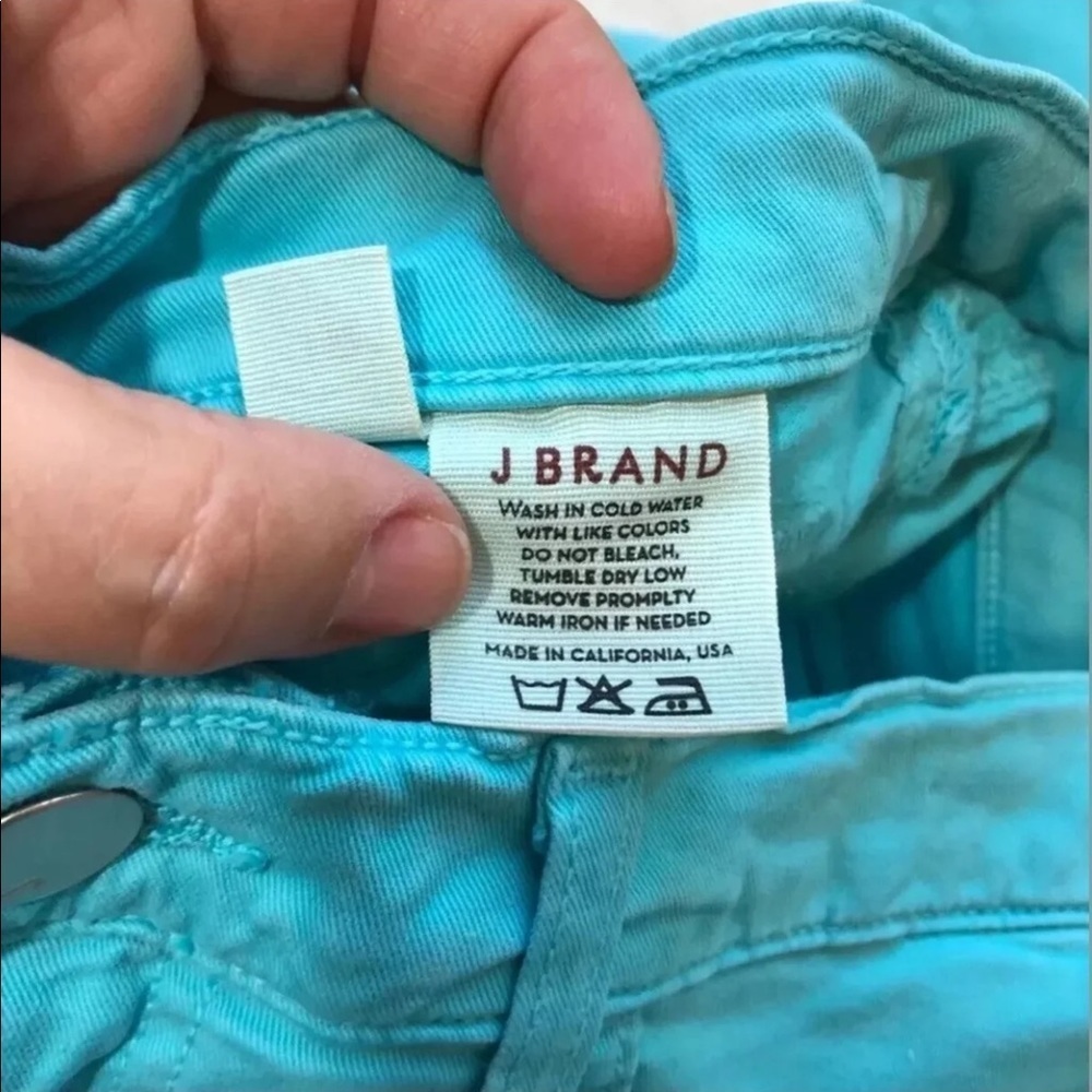 🔥J Brand turquoise skinny jeans sz28 - Picture 4 of 4